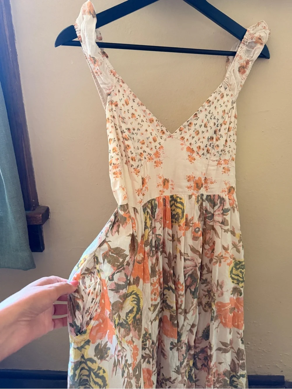 Free People Floral Patchwork Dress